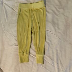 Little Bipsy Mustard Yellow Ribbed Baby Leggings